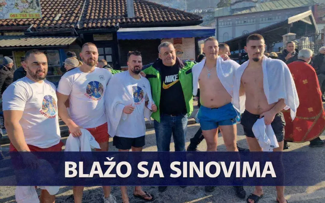 U Limu za časni krst plivaju četiri brata i otac Blažo
