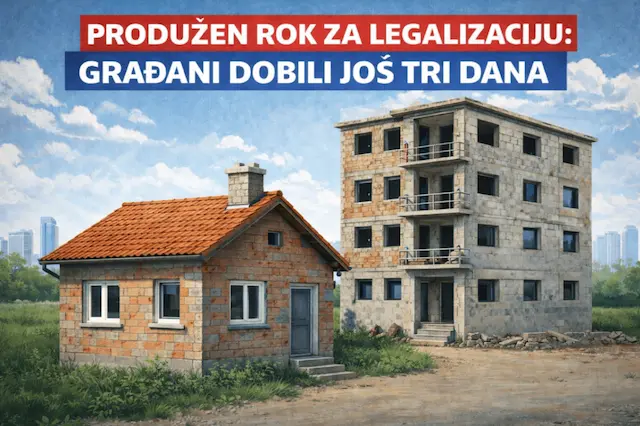 Produžen rok za legalizaciju:Građani dobili još tri dana