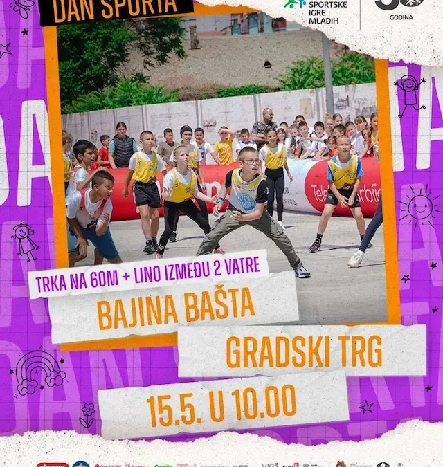 Bajina Bašta obeležava dan sporta i dan porodice