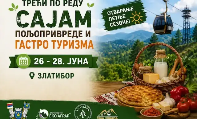 Zlatibor otvara letnju sezonu uz sajam poljoprivrede i gastro turizma