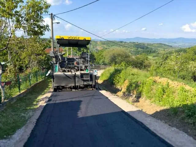 Završeno asfaltiranje puta za Mangoviće u Gornjoj Atenici