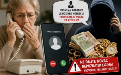 MUP IZDAO VAŽNO UPOZORENJE ZA GRAĐANE: Preko telefona izmišljaju nesreće i traže hitne uplate novca!