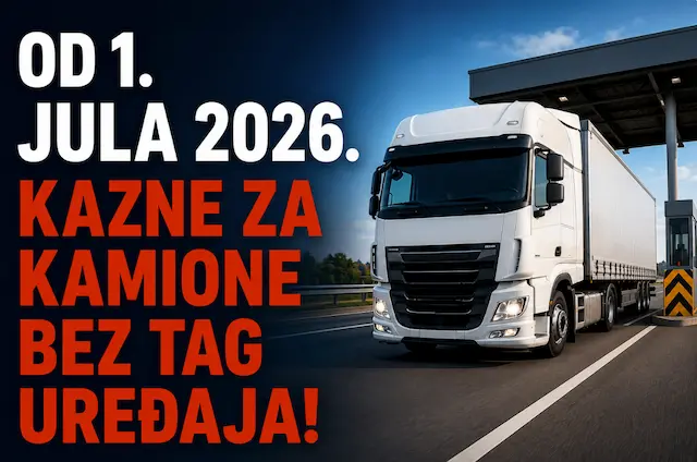 Obavezna upotreba tag uređaja za teretna vozila