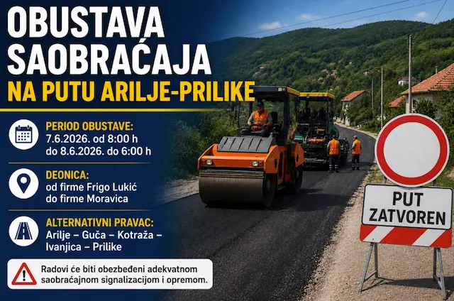 Vozači, oprez za vikend: Magistralni put Arilje – Ivanjica potpuno zatvoren zbog novog asfalta