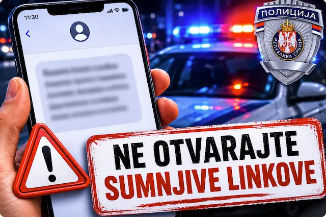 MUP UPOZORAVA NA NOVU PREVARU: Lažne SMS poruke o saobraćajnim kaznama