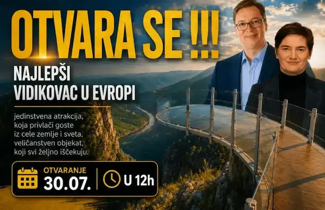 Kruna projekta u Ovčarsko-kablarskoj klisuri: Vidikovac na Kablaru otvara vrata u četvrtak