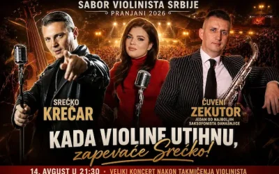 SPOJ GLASA, SAKSOFONA I VIOLINE: Srećko Krečar i Zekutor otvaraju koncertni program na Saboru violinista u Pranjanima