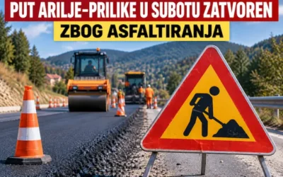 Put Arilje–Prilike potpuno zatvoren u subotu: Saobraćaj se preusmerava preko Guče i Kotraže