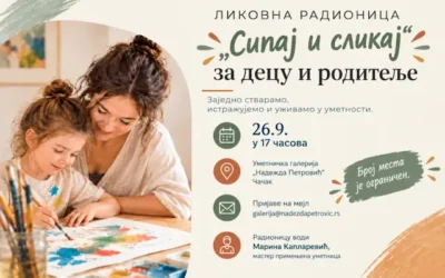 Slikarska radionica za decu i roditelje u galeriji „Nadežda Petrović“