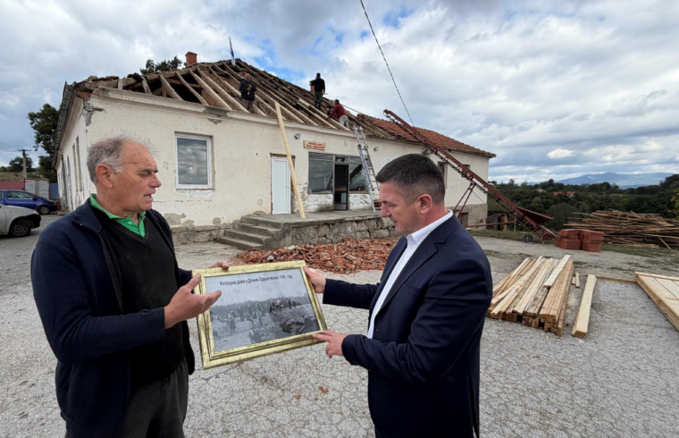 Sloga meštana i podrška opštine: Obnavlja se Dom kulture u Donjim Branetićima