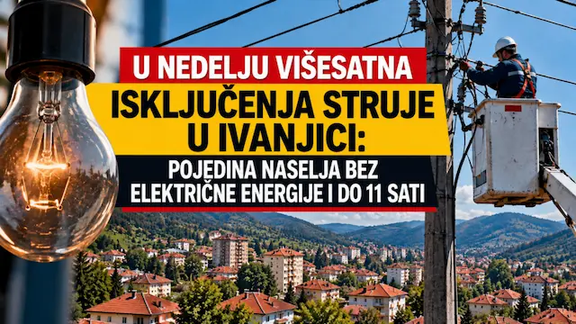 RADOVI NA DALEKOVODU ARILJE–IVANJICA: U nedelju veliki deo ivanjičke opštine bez struje