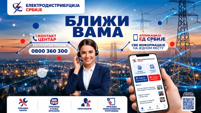 Prijavite stanje brojila od 1. do 6. u mesecu i ostvarite popust od šest odsto