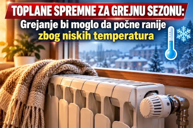 Prvi topli radijatori već od danas: Zbog hladnog talasa toplane širom Srbije ranije pokreću grejanje