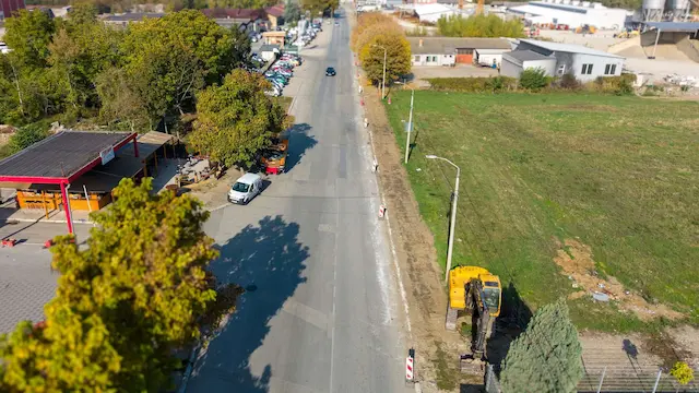 Sledi obnova puta od Lidla do šoping centra BIG